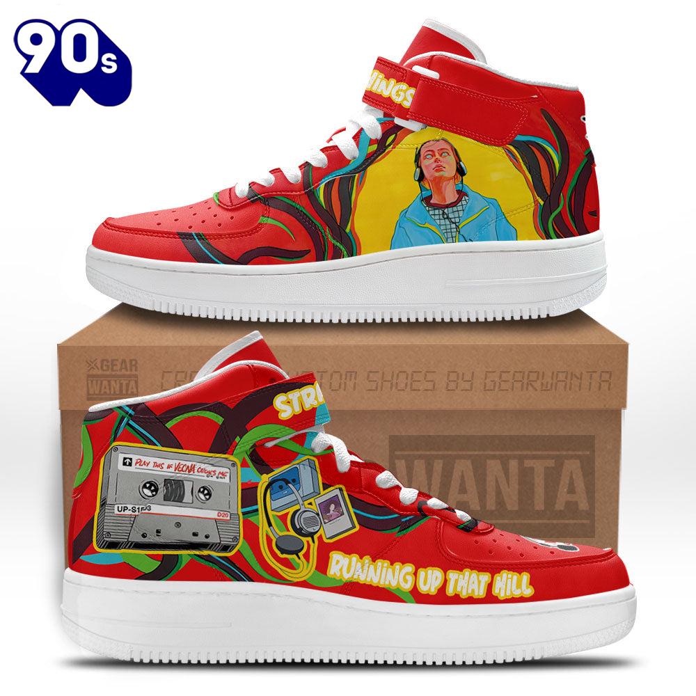 Stranger Things Max Mayfield Sneakers Custom High Top Air Force Shoes