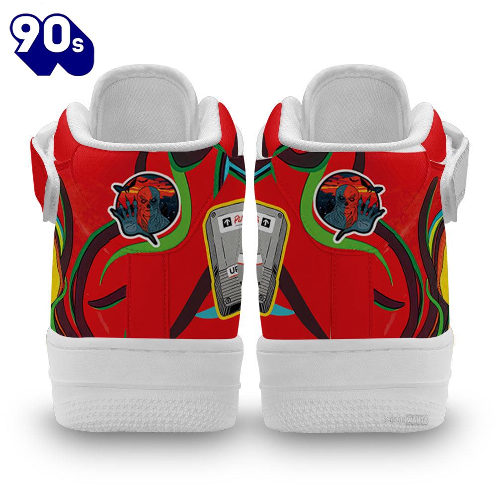 Stranger Things Max Mayfield Sneakers Custom High Top Air Force Shoes