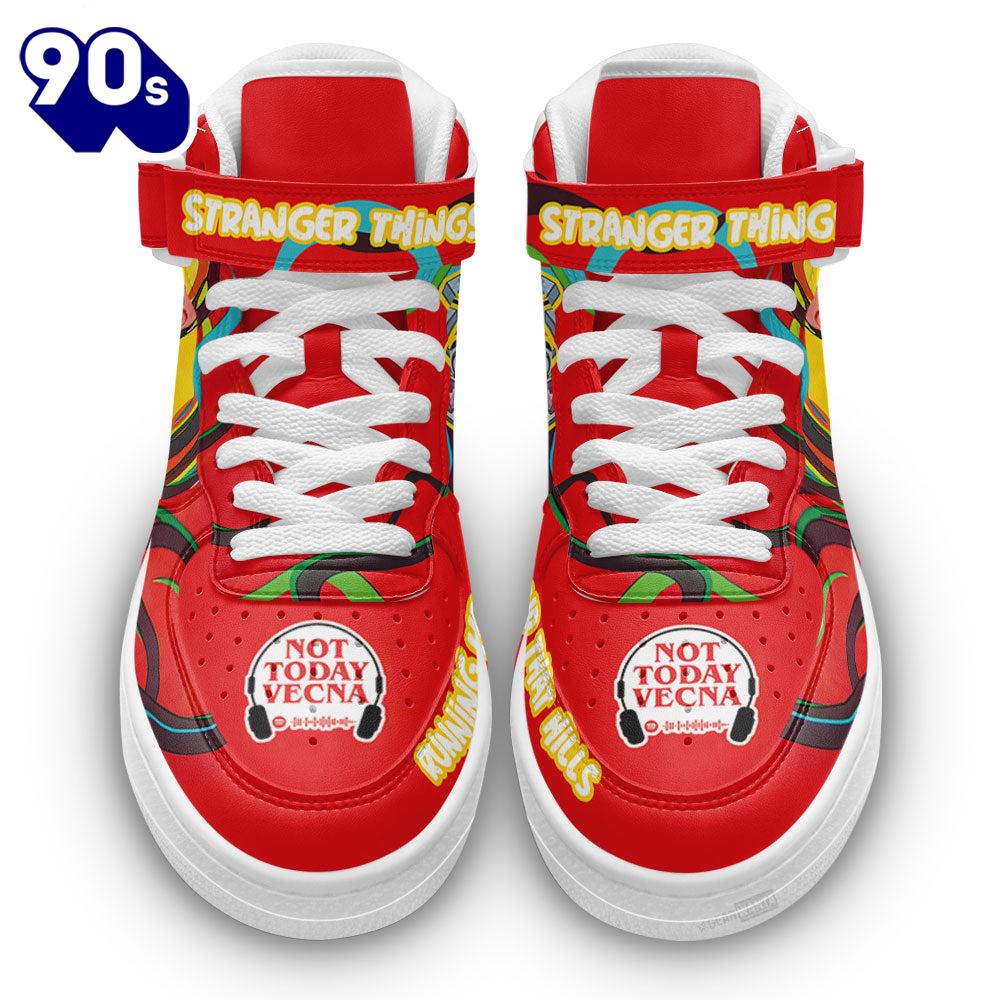 Stranger Things Max Mayfield Sneakers Custom High Top Air Force Shoes