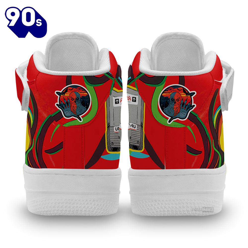 Stranger Things Max Mayfield Sneakers Custom High Top Air Force Shoes