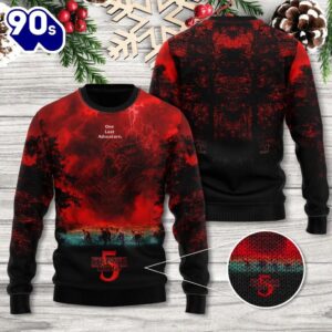 Stranger Things Ugly Sweater Gift Xmas