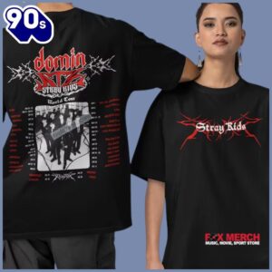 Stray Kids 2025 dominATE World Tour Unisex T-Shirt For Fans
