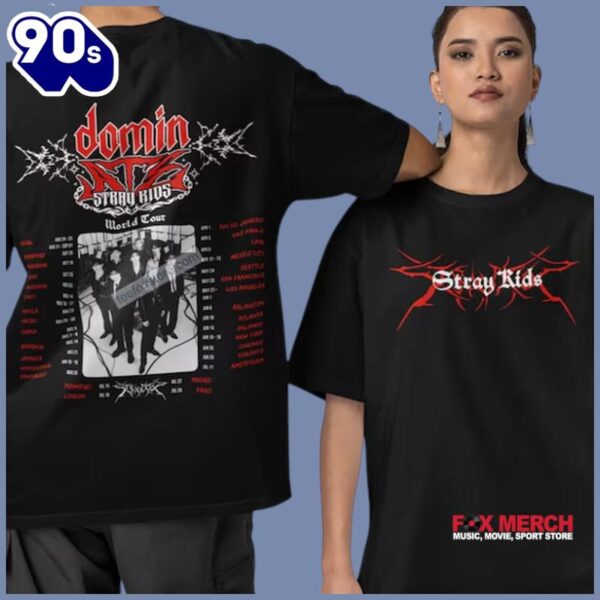 Stray Kids 2025 dominATE World Tour Unisex T-Shirt For Fans