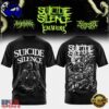 Suicide Silence Reminders of Hell Tour 2026 Graphic Black T Shirt, Viral 3D Music Tee
