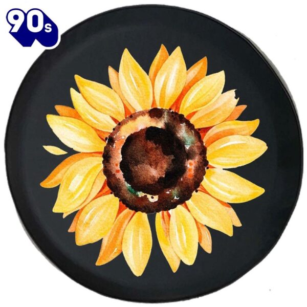 Sunflower Spare Tire Cover – Bible Verse Tire Cover Car Decor