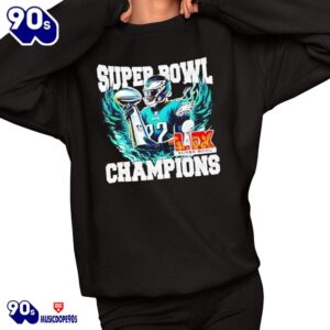 Super Bowl 2025 LIX Champions Number 22 Eagles Shirt