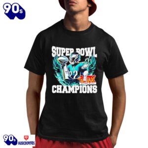 Super Bowl 2025 LIX Champions Number 22 Eagles Shirt