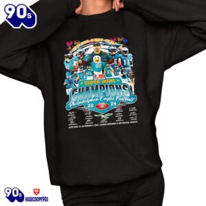 Super Bowl LIX Champions Eagles Football 2024 Shirt
