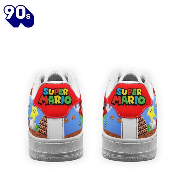 Super Mario Air Sneakers Custom For Gamer Shoes