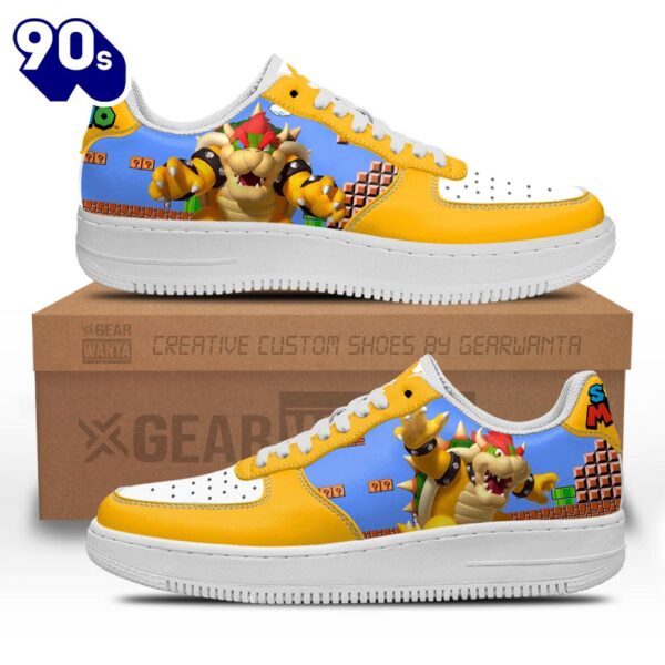 Super Mario Bowser Air Sneakers Gamer Shoes