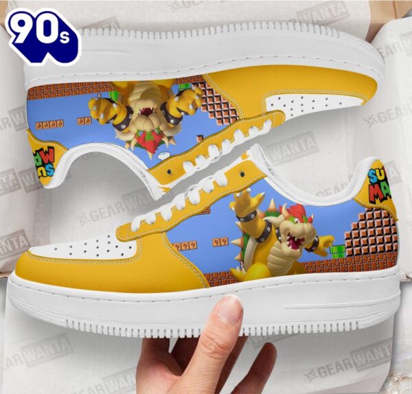 Super Mario Bowser Air Sneakers Gamer Shoes