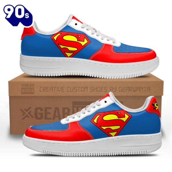 Superman Air Sneakers NAF Custom Super Hero