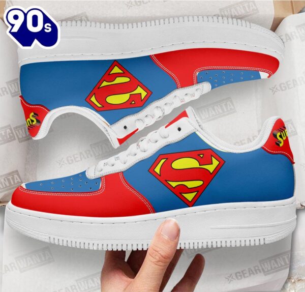 Superman Air Sneakers NAF Custom Super Hero