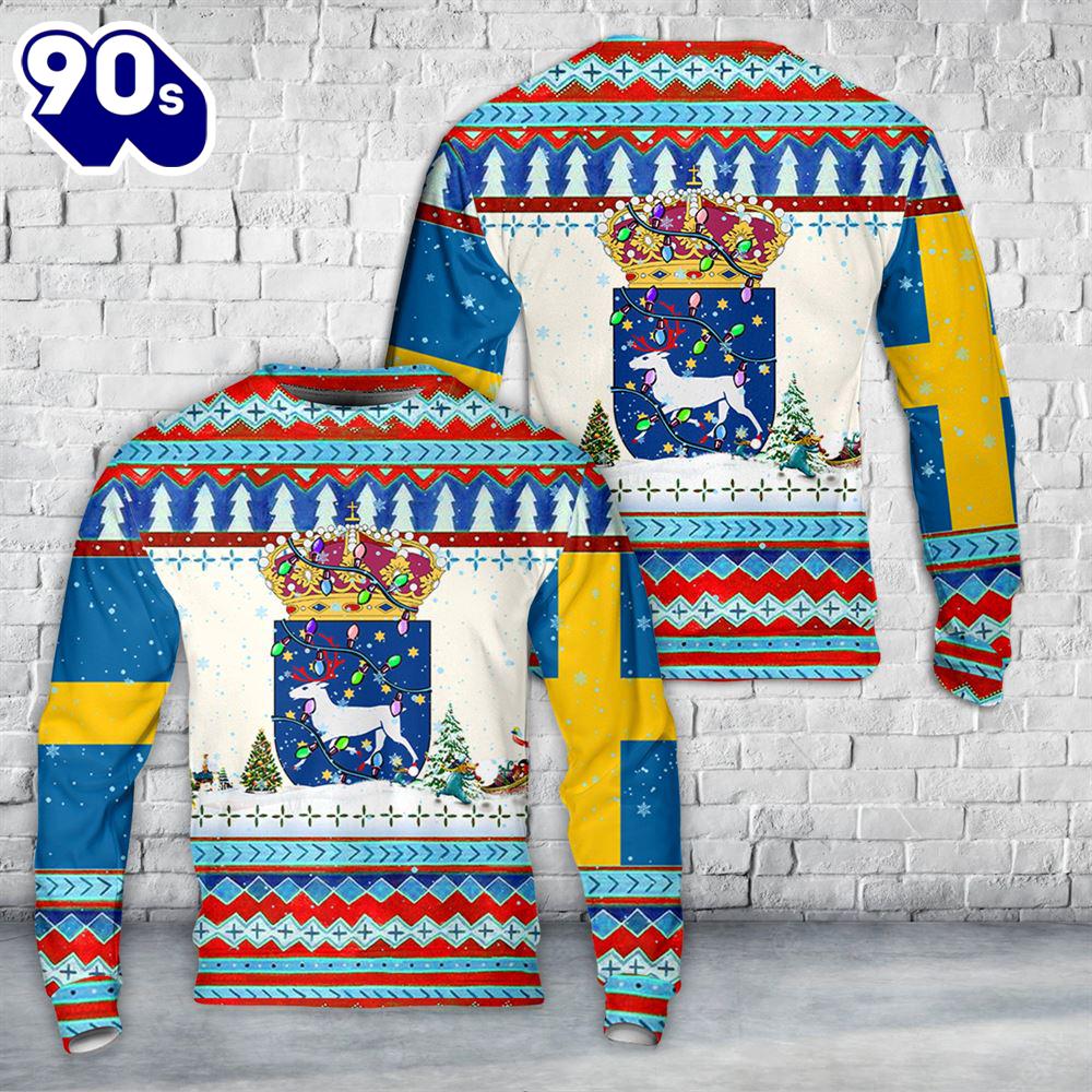 Swedish Army orrbottens Regemente I 19 Christmas Sweater Swedish Army orrbottens Regemente I 19 Christmas Sweater