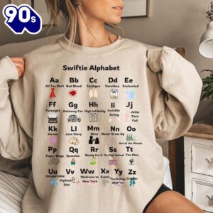 Swiftie Alphabet Sweatshirt