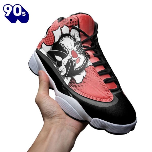 Sylvester Cat Air Jordan 13 Sneakers Custom Comic Style Shoes