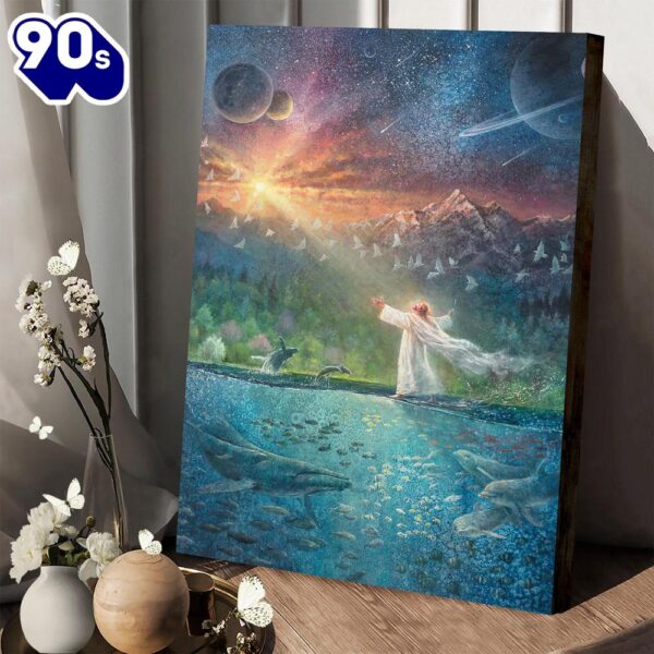Symphony Of Praise Canvas Wall Art – Jesus Christ Posters  Gift For Christmas