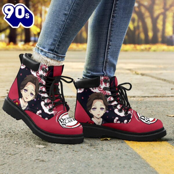 Tamayo Leather Boots Shoes Demon Slayer Anime Custom