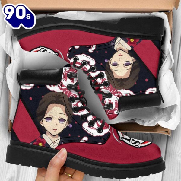 Tamayo Leather Boots Shoes Demon Slayer Anime Custom