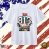 Tampa Bay Buccaneers 813 Tampa Centro Ybor T Shirt, Viral 2D Graphic Tee