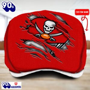 Tampa Bay Buccaneers NFL Basic Design Personalized Jeff Cap