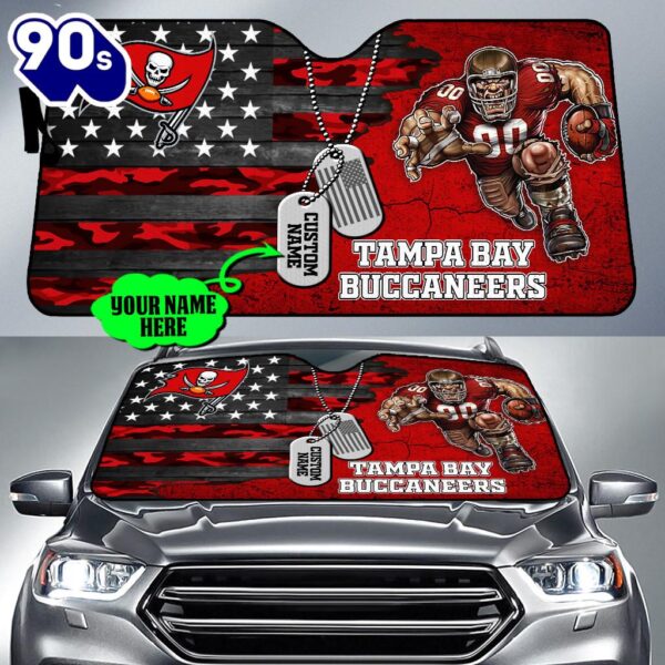 Tampa Bay Buccaneers NFL Car Sun Shade For Fans