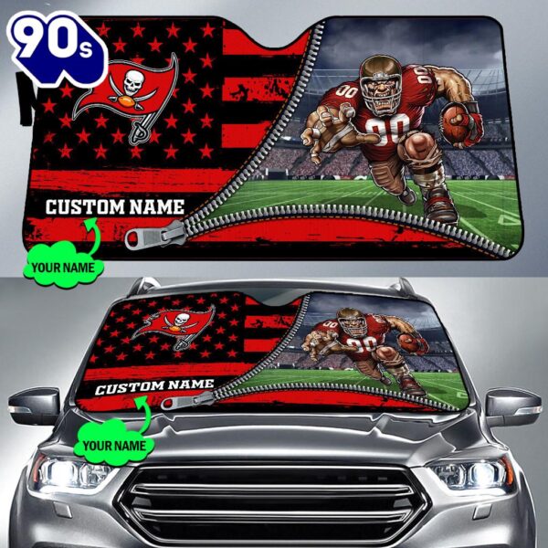 Tampa Bay Buccaneers NFL Car Sun Shade