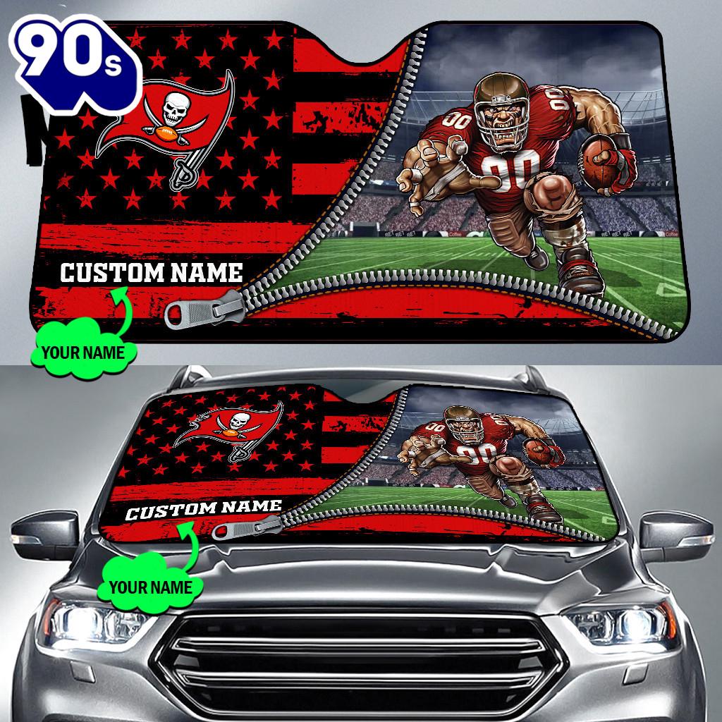Tampa Bay Buccaneers NFL Car Sun Shade
