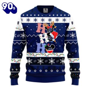 Tampa Bay Lightning Hohoho Mickey Christmas Ugly Sweater