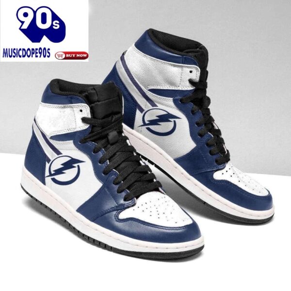 Tampa Bay Lightning Nhl Air Jordan Sneakers Team Custom Design Shoes Sport Eachstep Gift For Men And Women