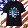 Tampa Bay Rays 2024 Postseason Clinched Vintage T Shirt, Viral 2D Graphic Tee