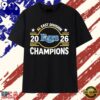 Tampa Bay Rays Baseball AL East Division 2026 Champions T Shirt, Viral 2D Graphic Tee