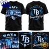 Tampa Bay Rays Postseason Clinched 2026 Black T Shirt, Sport Trend 3D Shirt