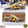 Tate McRae Baby Don’t Get Greedy Grey & Yellow Pop Concert Air Force 1 Shoes, Trending Music AF1