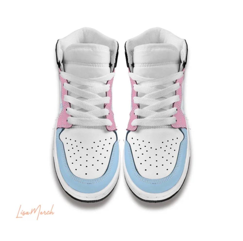 Taylor Swift 1989 Blue Pink Air Jordan 1 Sneakers AJ1 Shoes Taylor Swift 1989 Blue Pink Air Jordan 1 Sneakers AJ1 Shoes