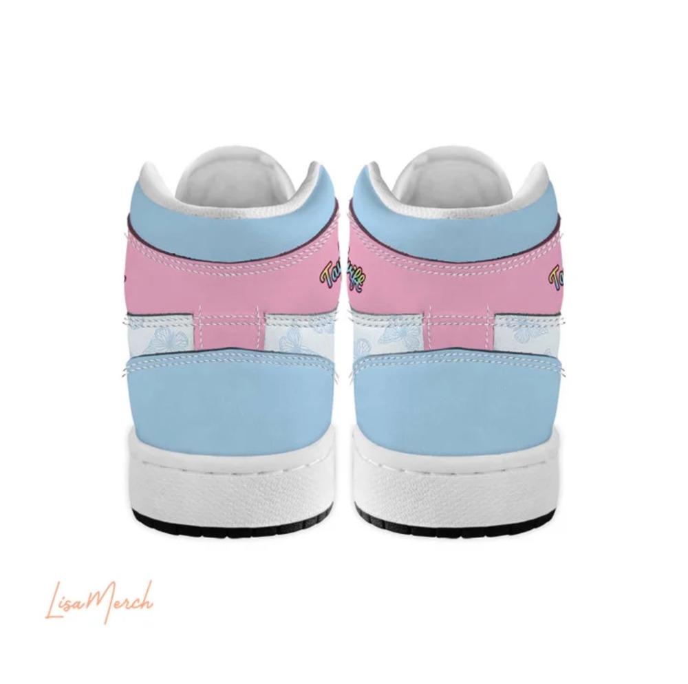 Taylor Swift 1989 Blue Pink Air Jordan 1 Sneakers AJ1 Shoes Taylor Swift 1989 Blue Pink Air Jordan 1 Sneakers AJ1 Shoes