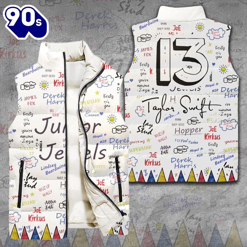 Taylor Swift 3D Sleeveless Jacket Christmas For Fans - Music Sleeveless Down Jacket Taylor Swift 3D Sleeveless Jacket Christmas For Fans - Music Sleeveless Down Jacket