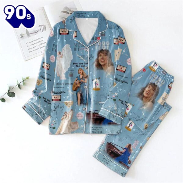 Taylor Swift Button Down Pajamas Set ,1989 Taylor Swift’s Swift Pajamas Set Gift Xmas
