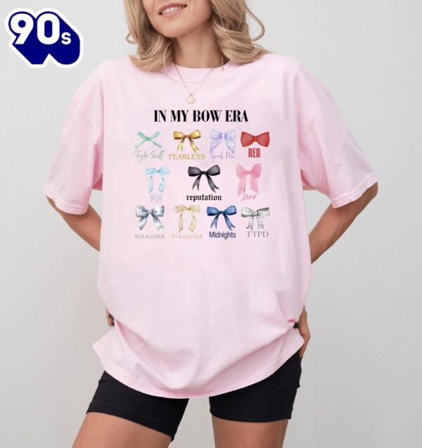 Taylor Swift Coquette Bow Eras Tour T Shirt