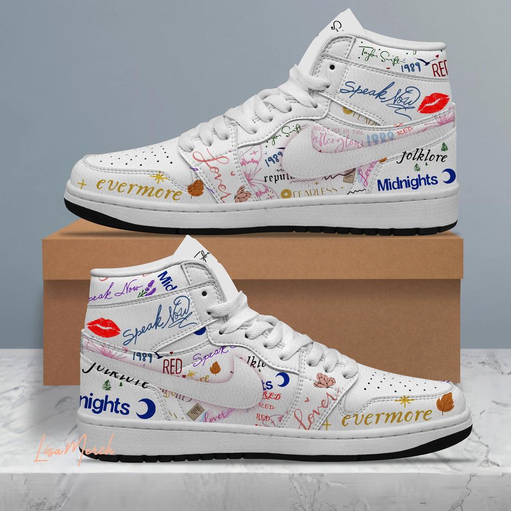 Taylor Swift Ever More Air Jordan 1 Sneakers AJ1 Shoes Taylor Swift Ever More Air Jordan 1 Sneakers AJ1 Shoes