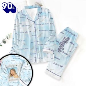 Taylor Swift How You Get The Girl Blue Design Pajamas Set Gift Xmas