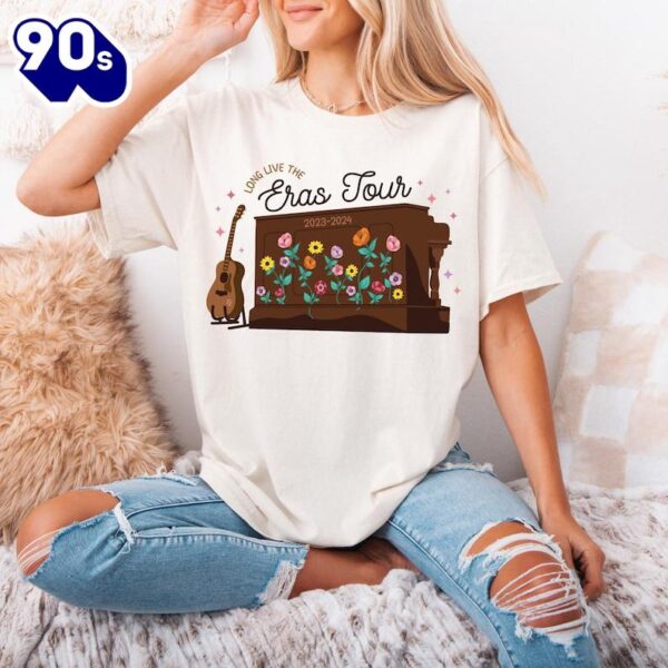 Taylor Swift Long Live the Eras Tour Piano I Was Rare I Was There T Shirt