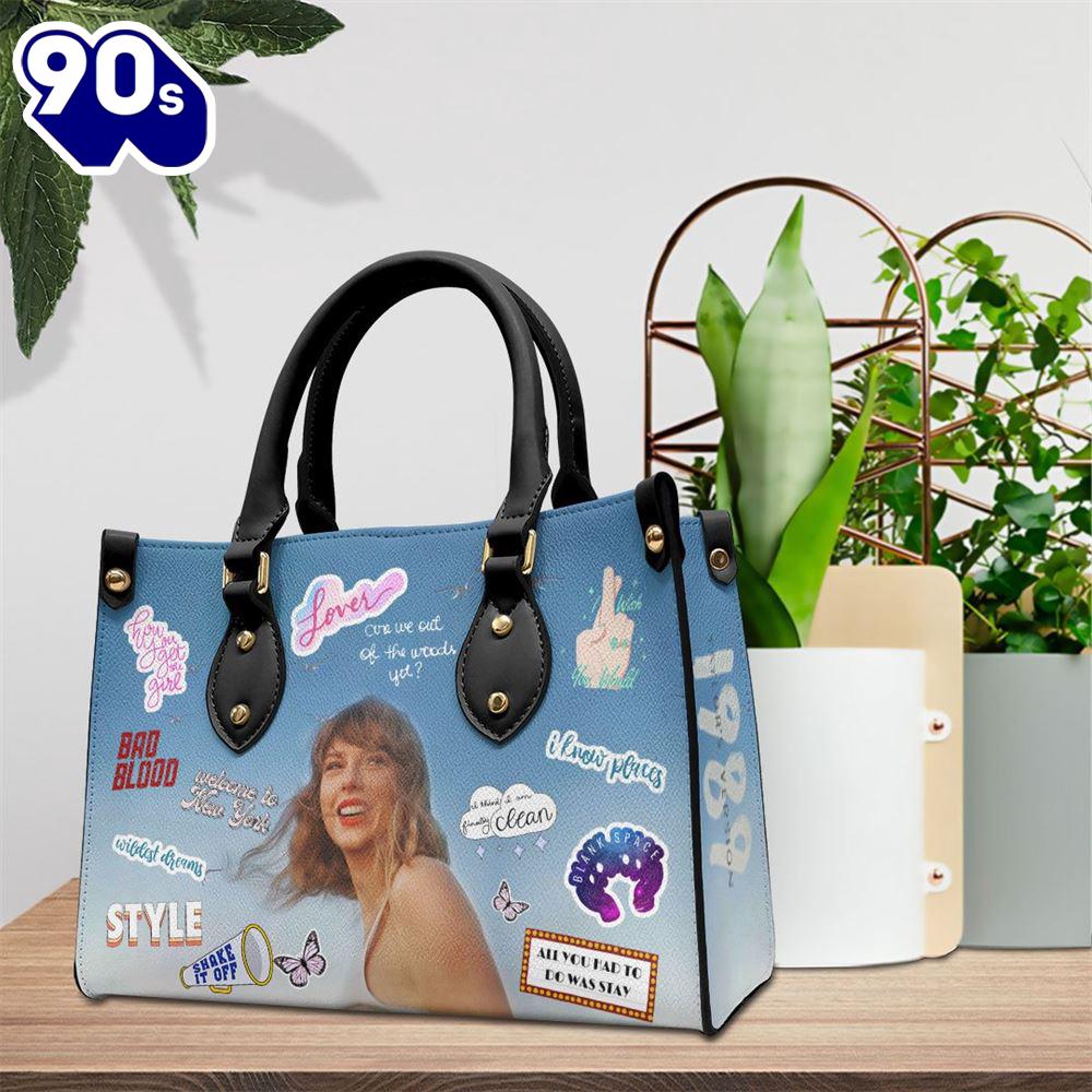 Taylor Swift Lover Album Leather HandBag Gift Christmas Taylor Swift Lover Album Leather HandBag Gift Christmas