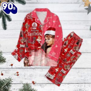 Taylor Swift Merry Christmas The Eras Tour Pajamas Set Gift Xmas