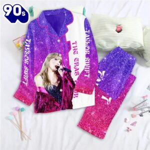 Taylor Swift Merry Xmas Button Down Pajamas Set Gift Xmas