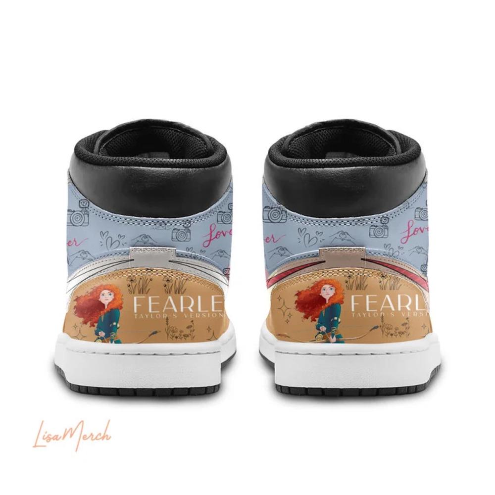 Taylor Swift On Disney Princess Air Jordan 1 Sneakers AJ1 Shoes Taylor Swift On Disney Princess Air Jordan 1 Sneakers AJ1 Shoes