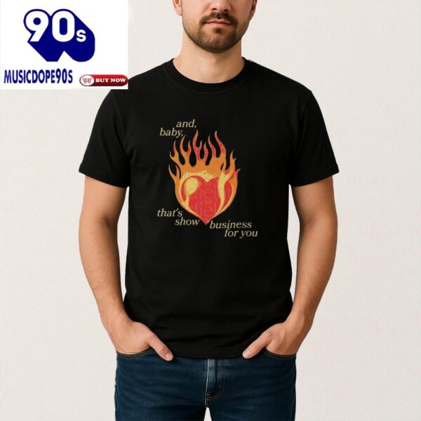 Taylor Swift Showgirl Heart On Fire Shirt