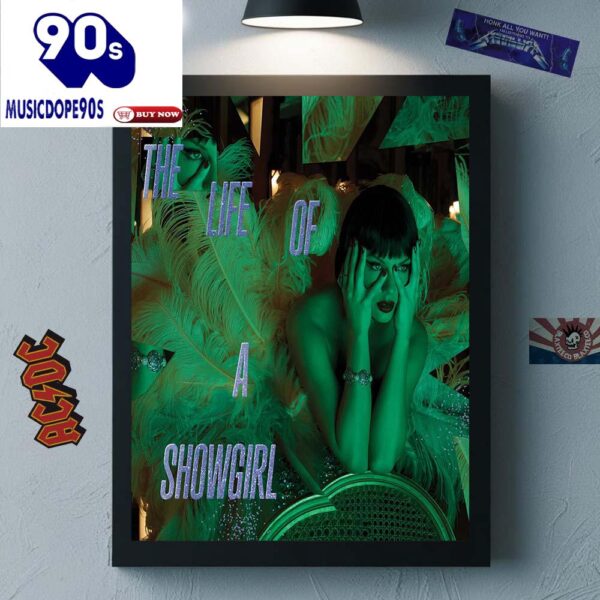Taylor Swift The Life Of A Showgirl It’s Rapturous Limited Release Deluxe CD Cover Poster Canvas
