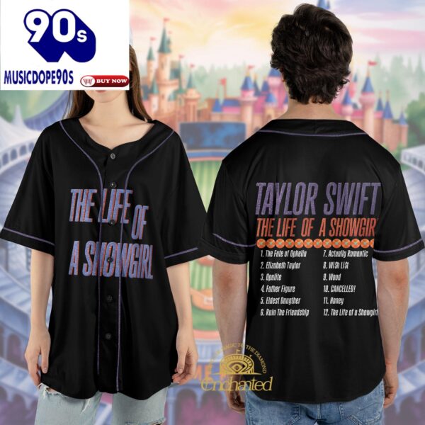 Taylor Swift The Life Of A Showgirl Jersey, Swifties Fan Baseball