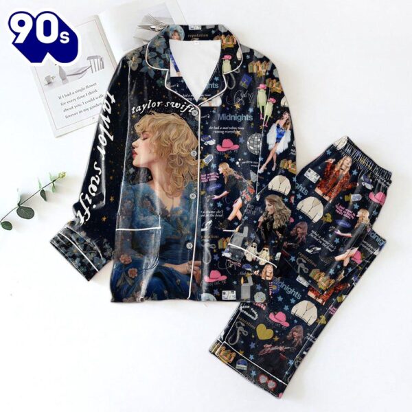 Taylor Swift The Tortured Poets Department Button Pajamas Set Gift Xmas